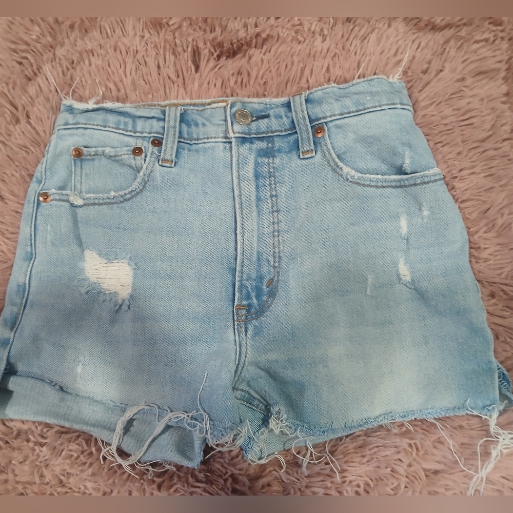 Abercrombie & Fitch The Skinny High Rise Cutoff Shorts 20 / 0 S